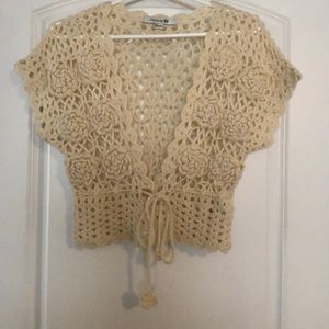 Forever 21 Cream Vest